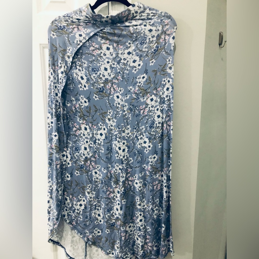 Maxi floral print skirt